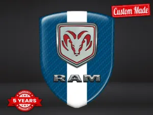 Dodge Adesivi Logo su Misura Universali Premium Regolabili